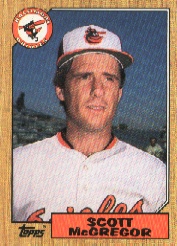 1987 Topps Baseball Cards      708     Scott McGregor